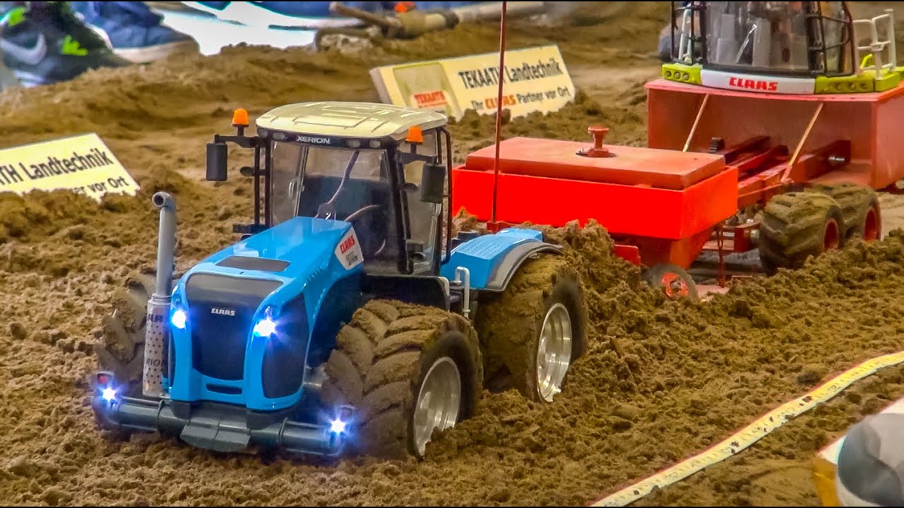 rc tractor action