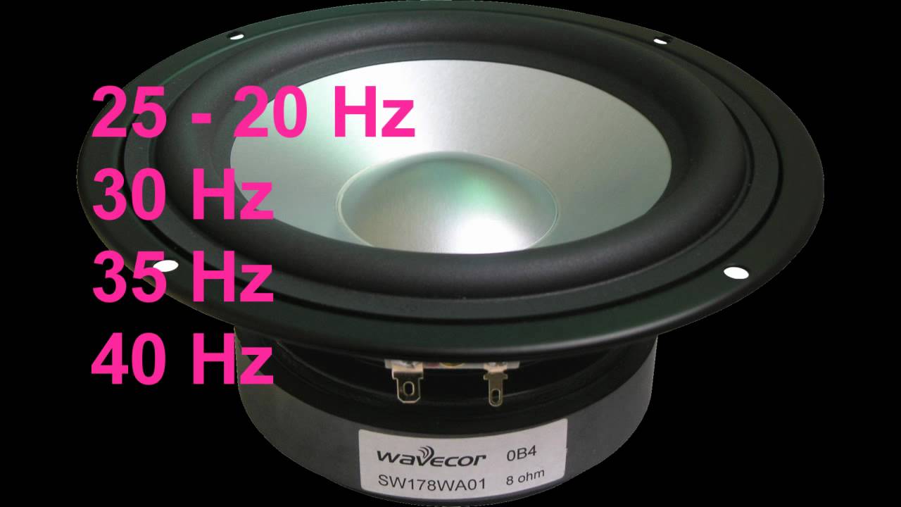 Ultimate Bass Test (Various Frequency Ranges) YouTube