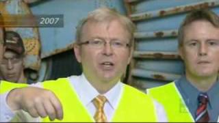 Rudd's "Absolute 100% guarantee" on taxpayer funded advertising