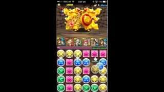 【パズドラ】 火曜ダンジョン 黄金兵 超地獄級 大喬＆小喬16倍PT