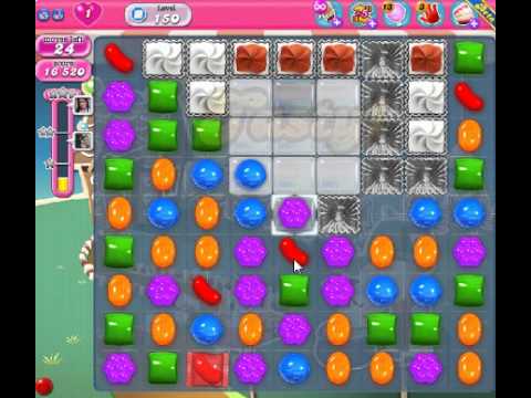 How to beat Candy Crush Saga Level 150 - 1 Stars - No Boosters - 61