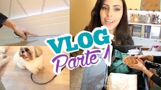 Vlog 1: Meu dia  | Apê | Alvin | Arrumando a mala por Bruna Dalcin