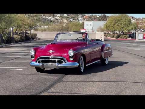 video 1950 Oldsmobile Rocket 88 Futuramic Convertible