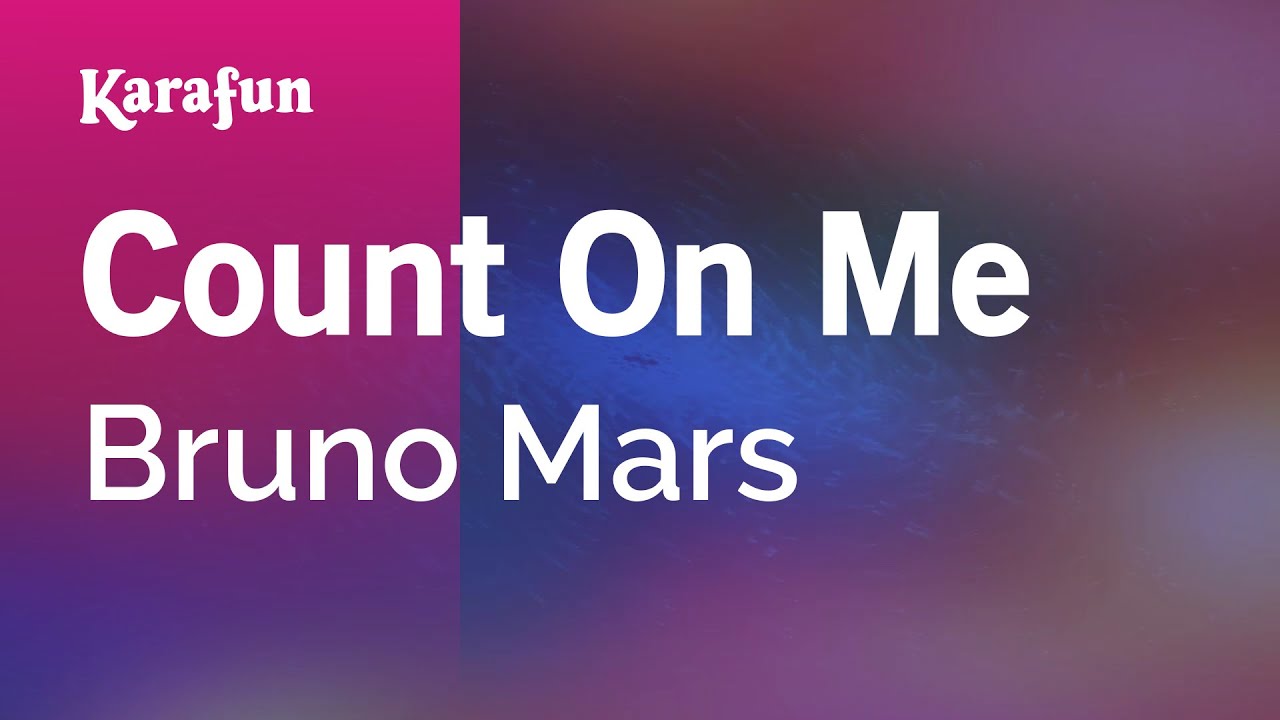 bruno mars count on me español