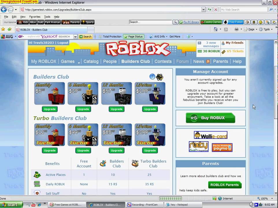 How To Buy Builders Club In Roblox