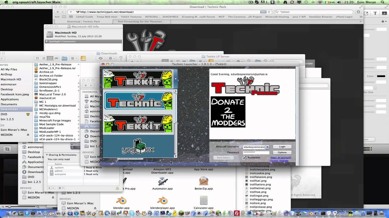 How to get Tekkit on a Mac, Windows or Linux 3.1.2 - YouTube