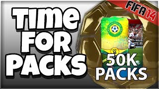 4 X 50K PACKS! | FIFA 14 PACK OPENING