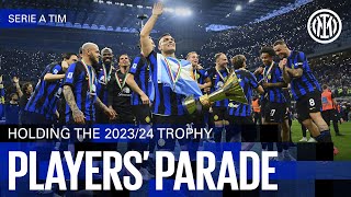 PLAYERS' PARADE ⭐⭐ | HOLDING THE 2023/24 TROPHY 🏆🖤💙???