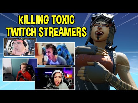 KILLING TOXIC TWITCH STREAMERS #2 (Funny Reactions) - Fortnite