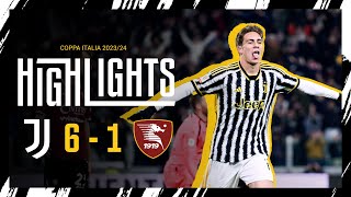 JUVENTUS 6-1 SALERNITANA | STARTING THE YEAR WITH SIX GOALS | COPPA ITALIA