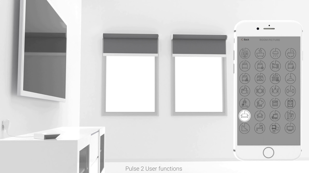 Pulse 2 Room creation and Shade Control