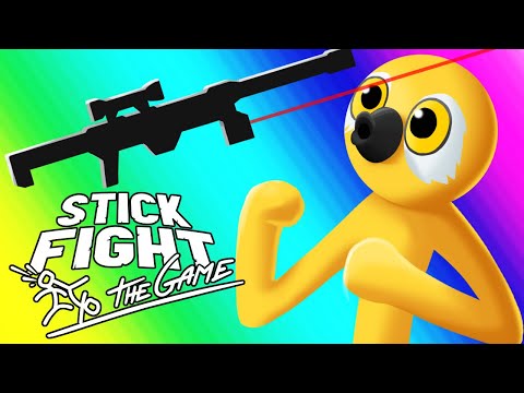 Stick Fight Funny Moments - Glitchy Nonsense and Snipers!