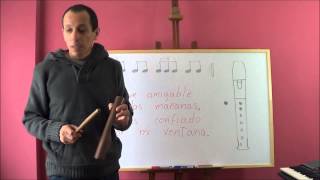 Clases de flauta con Fernando Lección 3