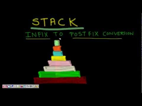 convert infix to postfix