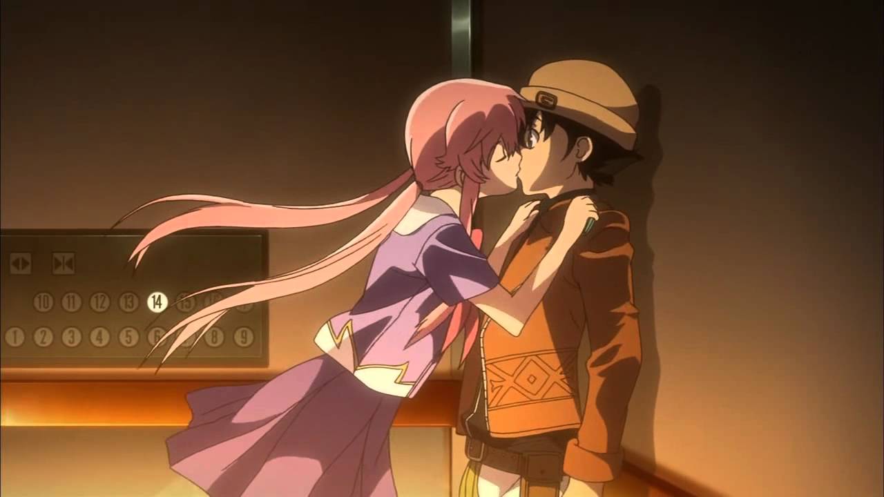 Mirai Nikki First Kiss [Yuki x Yuno] - YouTube