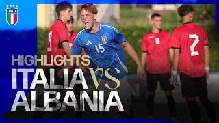Highlights: Italia-Albania 4-1 | Under 17 | Amichevole