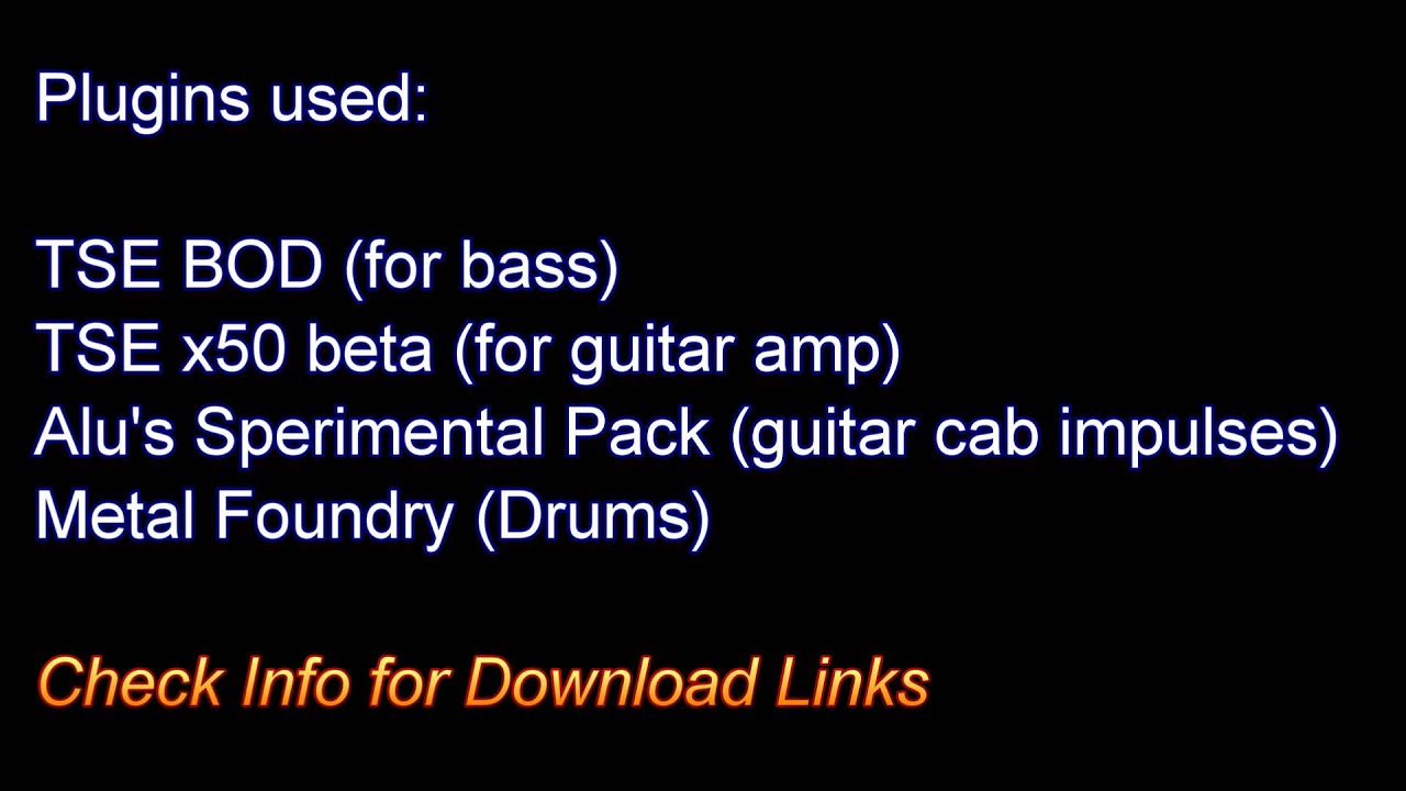 TSE x50 + TSE B.O.D + METAL FOUNDRY (Ola Englund Mixing Files ...