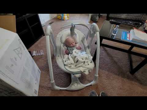 video Ingenuity ConvertMe Swing-2-Seat Baby Swing