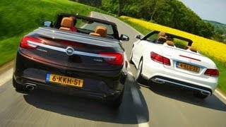 Dubbeltest Opel Cascada vs. Mercedes-Benz E-klasse