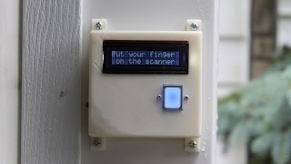 Fingerprint Scanning Garage Door Opener!