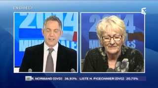 La réaction de Geneviève Gaillard après sa défaite aux municipales de Niort 2014