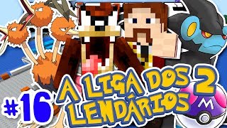 A Liga dos Lendários 2 - A PRIMEIRA LUTA DE GINÁSIO! (c/ Seymour) - #16 - Pixelmon Minecraft