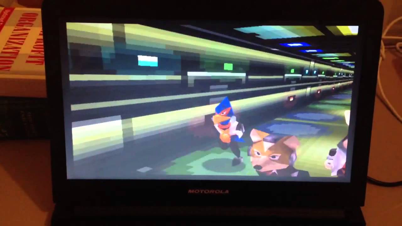 Starfox 64 running on the Raspberry Pi (N64 Emulator) - YouTube