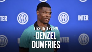 DENZEL DUMFRIES | Exclusive first Inter TV Interview | #WelcomeDenzel #IMInter 🎙️⚫️🔵🇳🇱???? [SUB ITA]