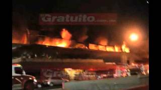 Incendio en el Mercado Corona de Guadalajara 4 Mayo 2014