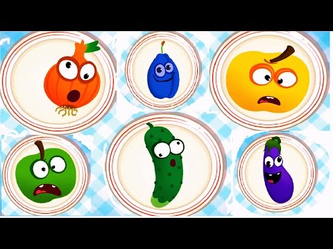 Baby Play & Learn Names Of Fruits Vegetables With Funny Food Games
