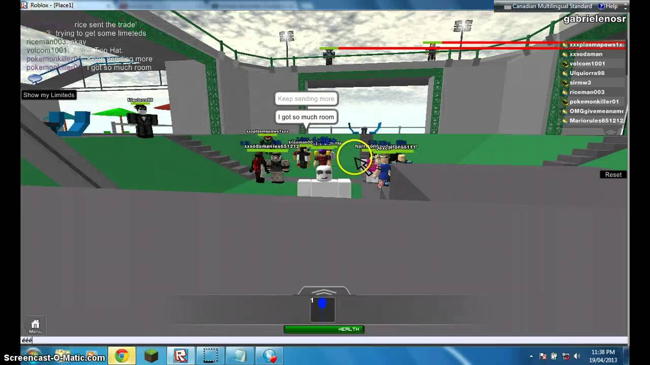 Roblox SpamBot Working April[19/04/2013] - YouTube