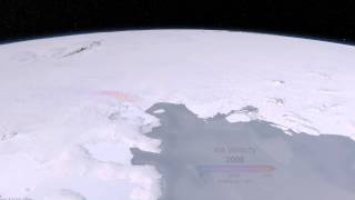 West Antarctic Glacier Ice Flows and Elevation Change