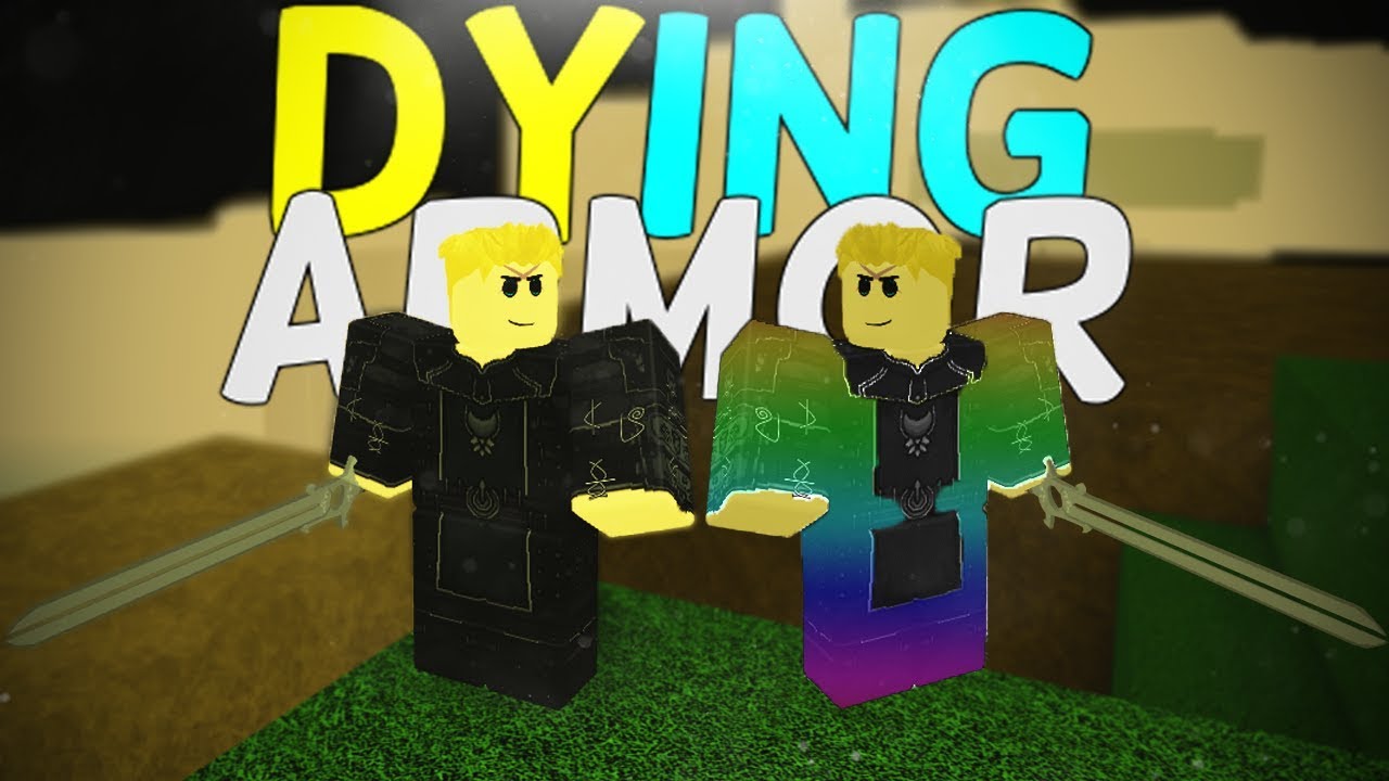 Dying My Armor In Rogue Lineage Roblox Rogue Lineage Changing