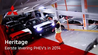 De eerste Mitsubishi Outlander PHEV's aangekomen in Zeebrugge