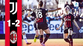 Piemonte ⚽ Thomas for the win | Juventus 1-2 AC Milan | Highlights Women's Serie A