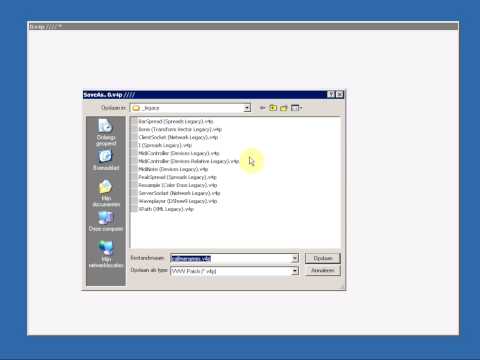 Tutorial 4: Save and Open and the XML File