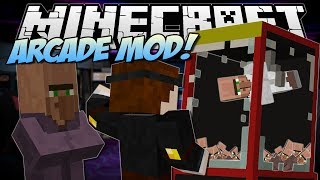 Minecraft | ARCADE MOD! (Claw Machines, Prizes & More!) | Mod Showcase