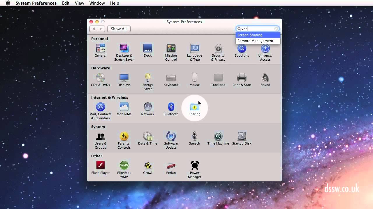 Setting up VNC server on Mac OS X - YouTube