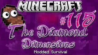 "STEAK ON A PLATE" | Diamond Dimensions Modded Survival #115 | Minecraft