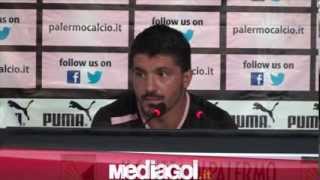 Gennaro Gattuso in conferenza stampa vigilia Modena-Palermo - Mediagol.it