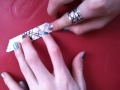 3 - How To Make An Origami Ring Out Of A Gum Wrapper