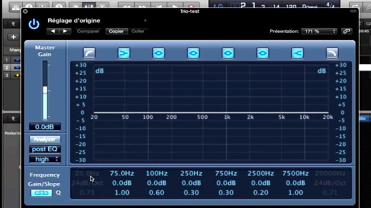 Configuring the Logic Pro X Default Channel EQ YouTube