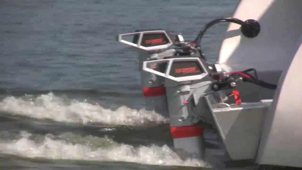 New Electric Boat - A 32 Foot Torqeedo Powered Catamaran: The Blue 