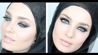 Gold & Purple Arabic Smokey Eye Tutorial for Eid