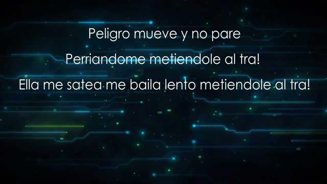 Peligro (Video Letra) - Wisin Y Yandel - YouTube