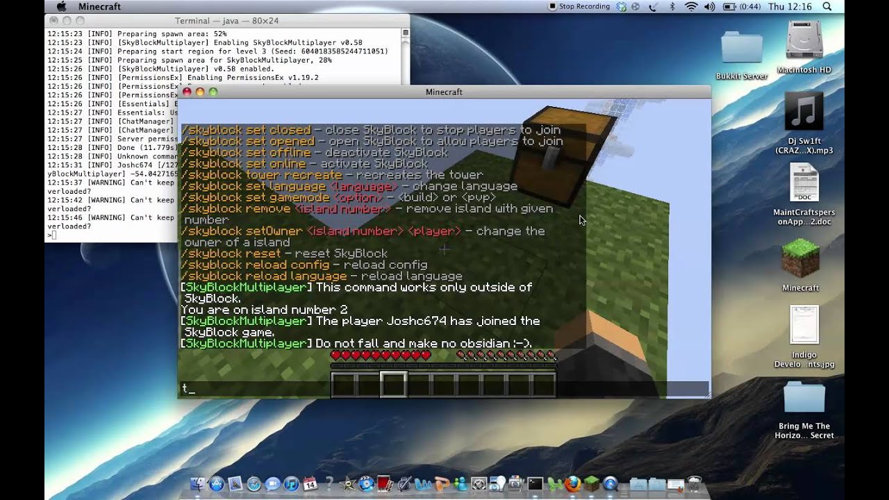Bukkit Plugin tutorial (SkyBlock Multi-Player) - EP.2 - YouTube