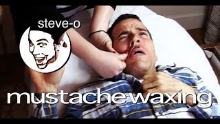 Mustache Waxing - Steve-O