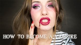 КАК БЫСТРО стать соблазнительной ВАМПИРШЕЙ VAMPIRE MAKEUP TUTORIAL HALLOWEEN