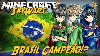 Minecraft: Brasil Campeão!? (SkyWars)