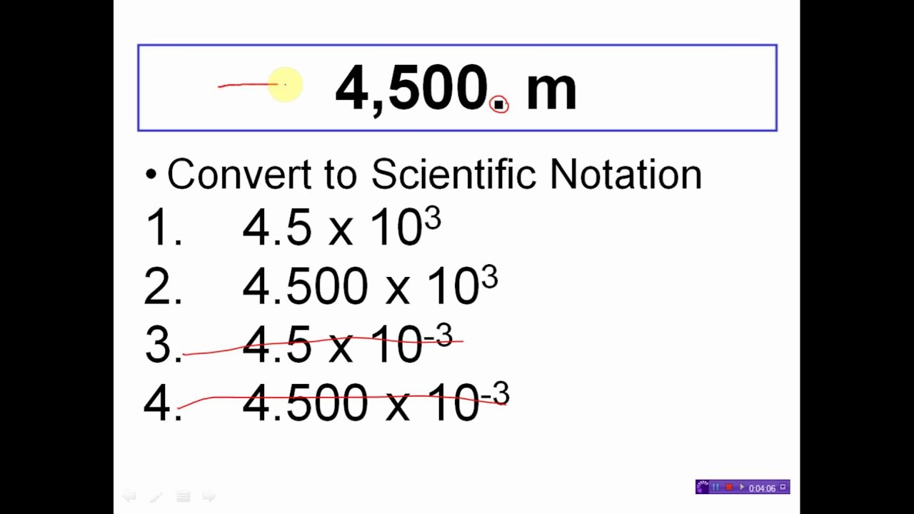 Scientific Notation Practice Conversions 3 - Chemistry & Physics - YouTube